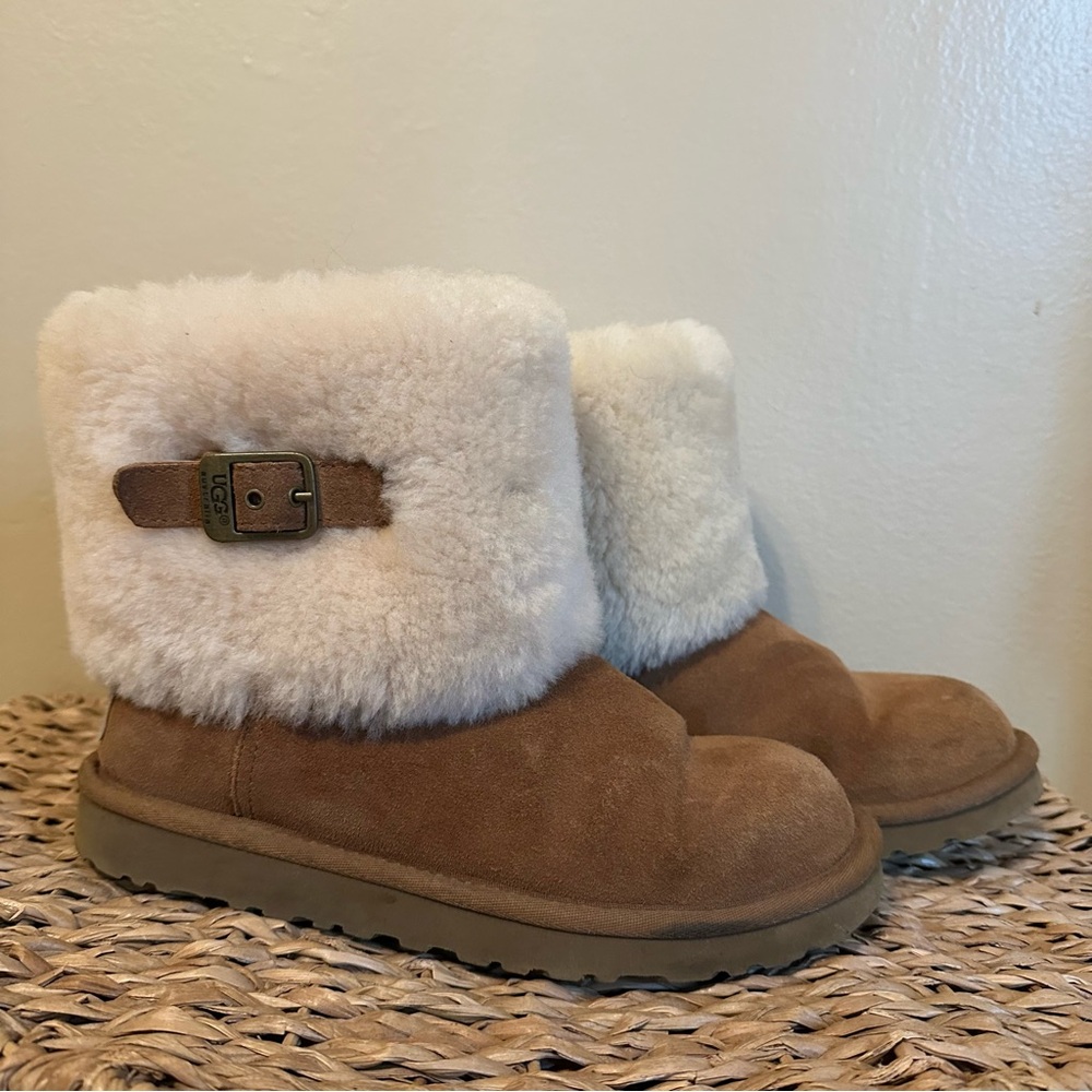 UGG Tan and Cream Boots